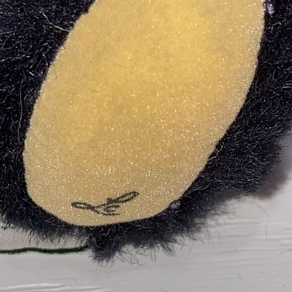 Vintage Ganz Cottage Collection Ricky Plush Raccoon Toy with Plaid Overalls - Picture 10 of 13